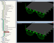 Alle Werte an Linienlagern