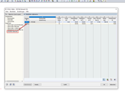 Stückliste eines Querschnitts
