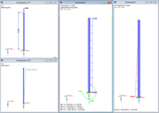 Gerade Stütze mit Imperfektion
