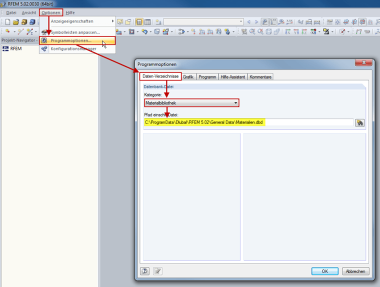 Pfad Materialbibliothek