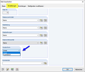 Voutenform auswählen