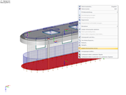 Achsensysteme der Flächen über Kontextmenü anzeigen