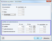 Lastfälle umnummerieren