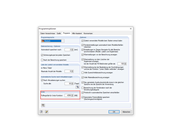 Puffergröße für Undo-Funktion