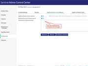 Einstellungen im Admin Control Center