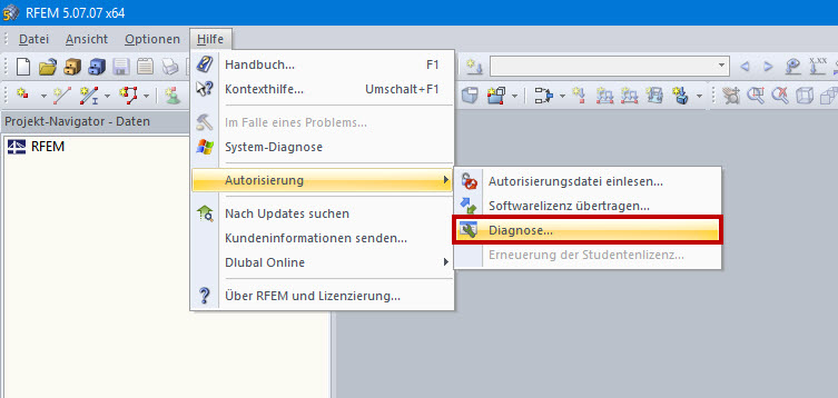 Diagnosedatei erstellen