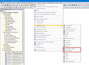 RSTAB Menü zum generieren von Treppen