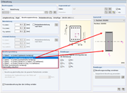 Bewehrungslayer für Rechteckquerschnitt