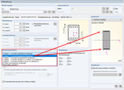 Bewehrungslayer für Rechteckquerschnitt