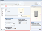 Vorgabemöglichkeiten für Bügelanordnung