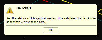 Hinweis auf Adobe© Reader