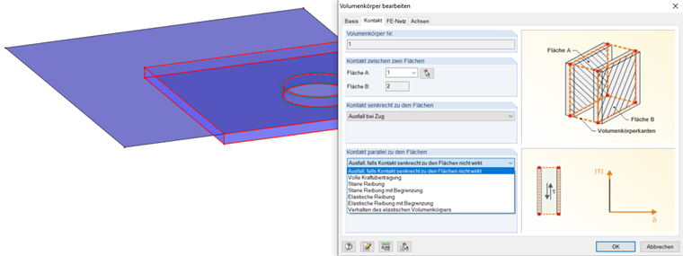 Kontakteigenschaften festlegen