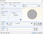 Drehwinkel für Stab festlegen
