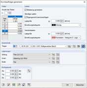 Durchlaufträger-Generierer
