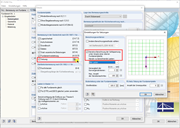 Einstellungen für Setzungsberechnung
