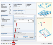 Dialog "Korrekturfaktoren Stäben zuordnen"
