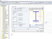 Importierter DUENQ-Querschnitt in RSTAB/ RFEM