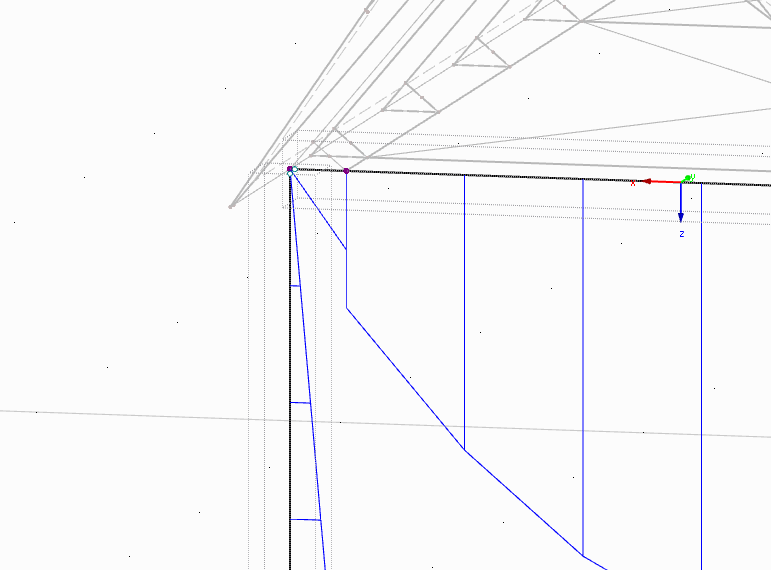 Stäbe gelenkig angeschlossen