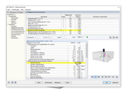 Ergebnistabellen für die Berechnung der Biegebruchsicherheit des Ersatzbalkens