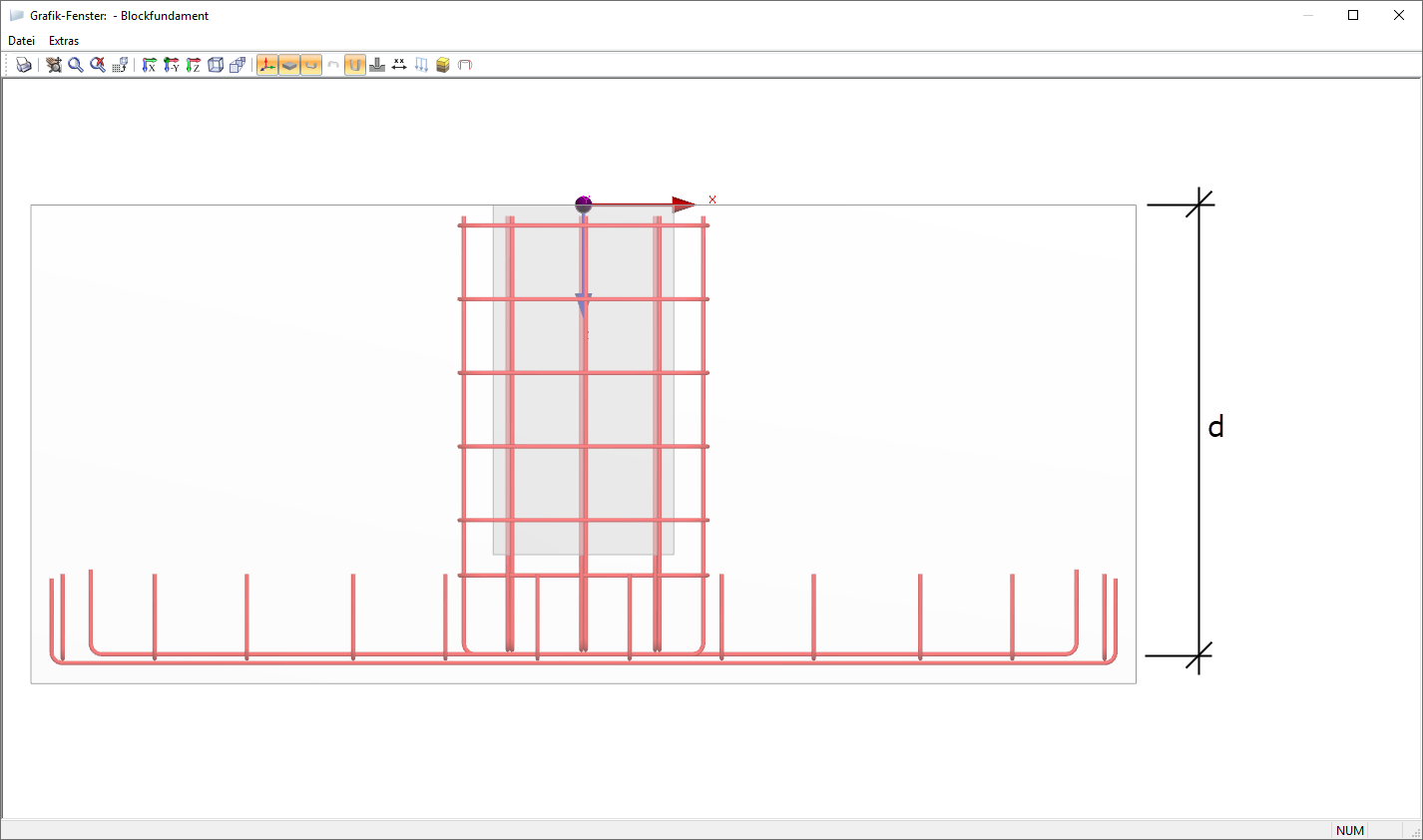 Statische Höhe d für die Bemessung des Ersatzbalkens