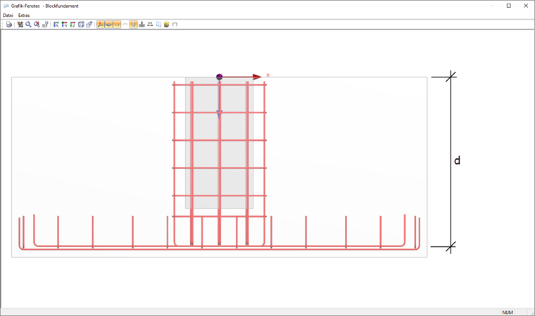 Statische Höhe d für die Bemessung des Ersatzbalkens