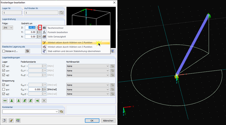 Messen der Rotation bzw. des Winkels