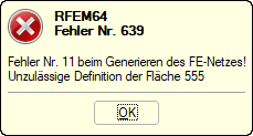 Fehler Nr. 639