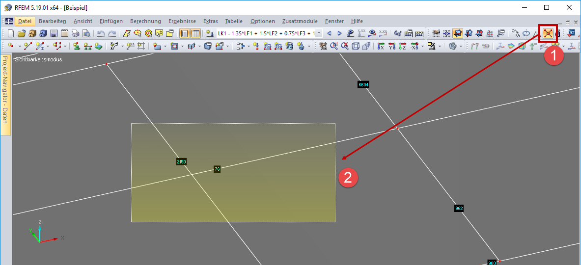 Linien/ Stäbe verbinden