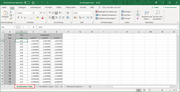 Beschleunigungsdaten in Excel