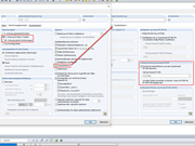 Einstellungen in den Lastkombinationen