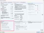 Berechnungsparameter mit den Nichtlinearitäten in der eingegebenen Struktur