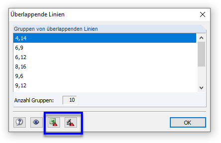 Ergebnis der Modellkontrolle