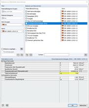 Teilsicherheitsbeiwert Materialbibliothek