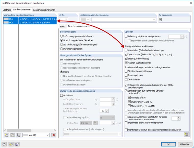 Berechnungsparameter