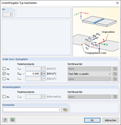 Dialog Linienfreigabe-Typ