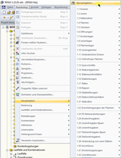 Öffnen der Basisangaben über das Bearbeiten-Menü