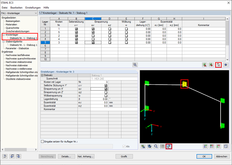Definition der Knotenlager