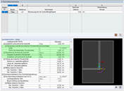 Zwischenergebnisse mit Flächenlast innerhalb des kritischen Rundschnitts