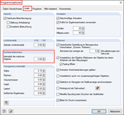 Intensität der inaktiven Objekte anpassen.