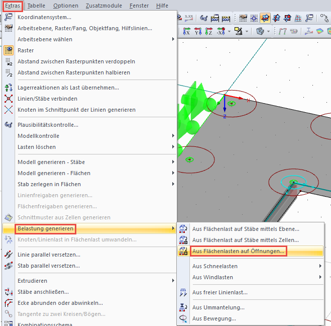 Belastung generieren