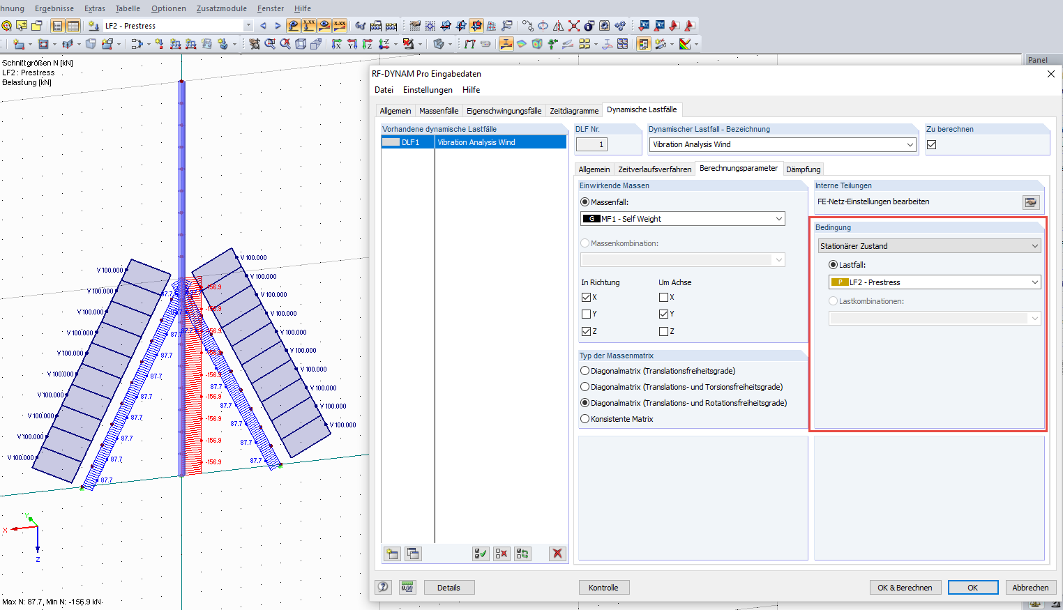 Stationärer Zustand im Zeitverlaufsverfahren