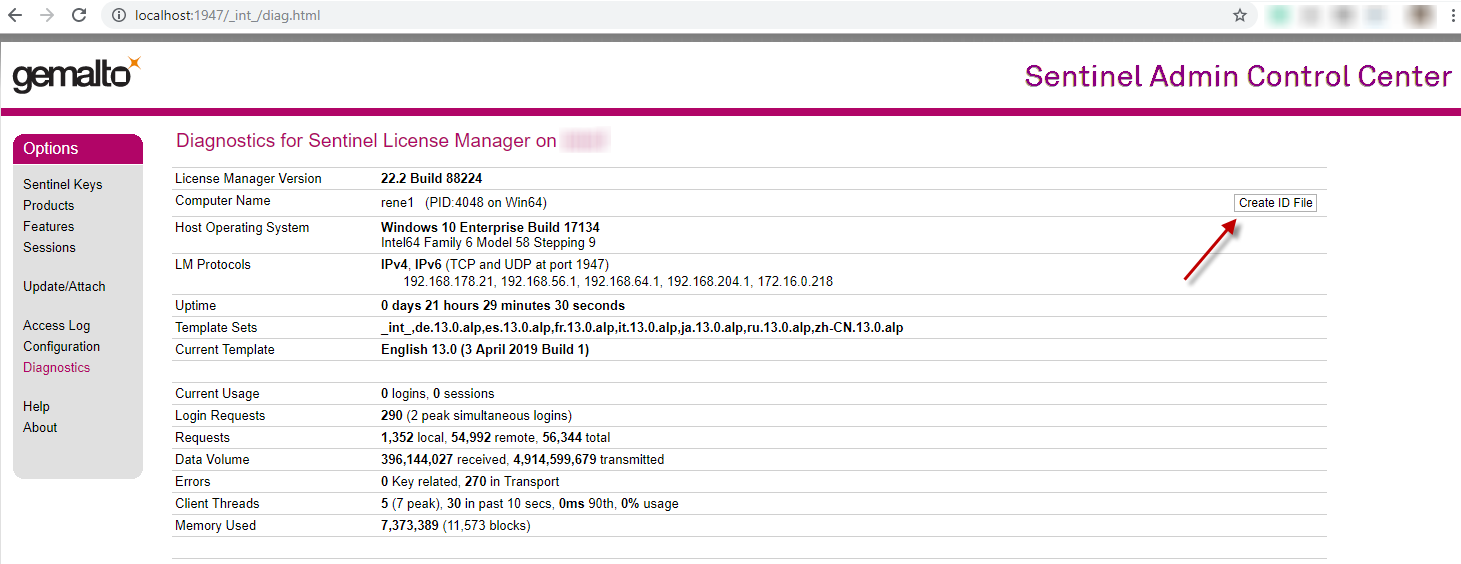 Erzeugen des ID Files