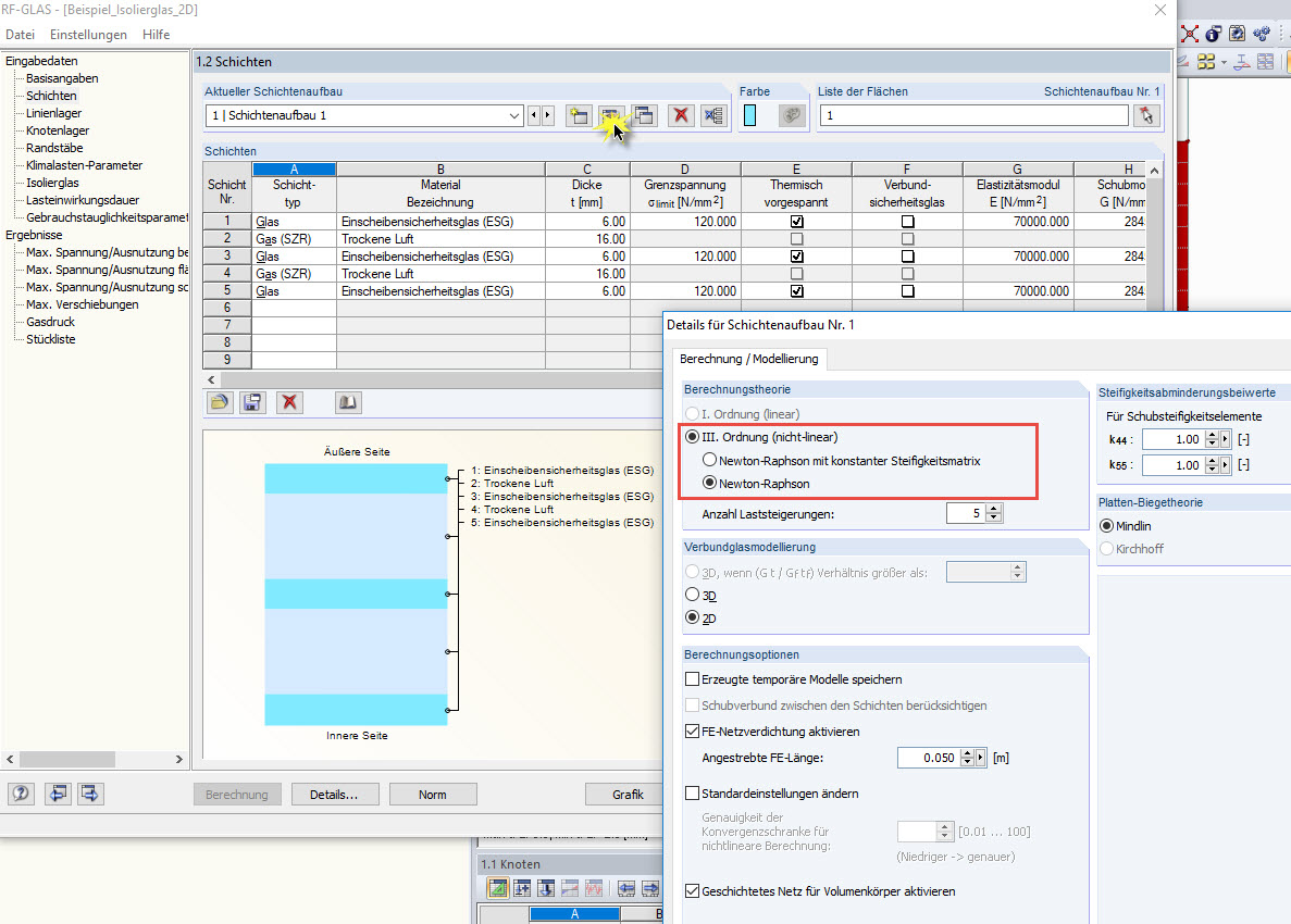 Berechnungstheorie Isolierglas