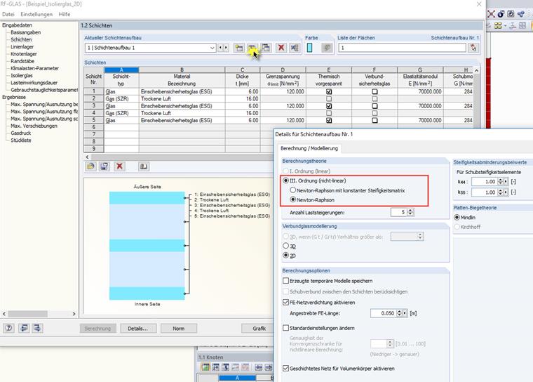 Berechnungstheorie Isolierglas