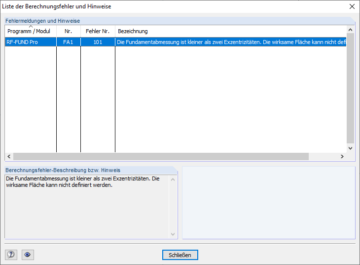 Liste der Berechnungsfehler