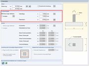 Abmessungen definieren
