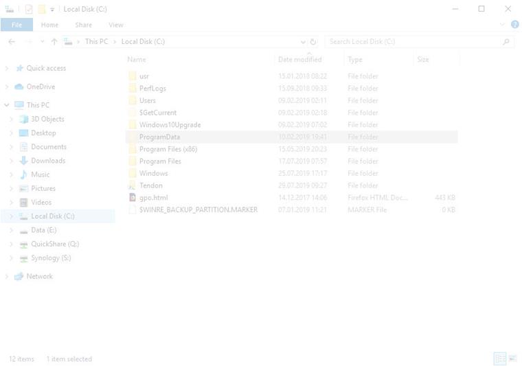 Windows Explorer ohne Rückmeldung
