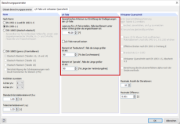 Dialog Berechnungsparameter, Register c/t-Teile und wirksamer Querschnitt