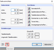 Seiteneinstellungen auf Standard zurücksetzen