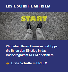 Erste Schritte mit RFEM